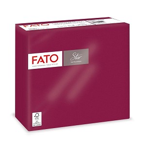 [82990500] - Fato Sztár szalvéta 2 rétegű 38x38cm bordó 40 lap/csomag