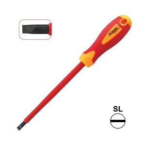 [370-206] - Commel Szigetelt Csavarhúzó csillagfejü SL 6,5x150mm 1000v