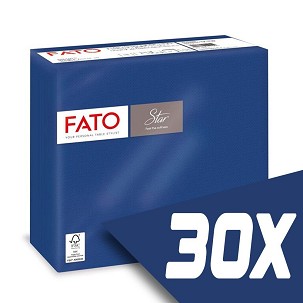 [82990600-KARTON] - Fato Sztár szalvéta 2 rétegű 38x38cm sötétkék 40 szál/csomag (30 csomag)