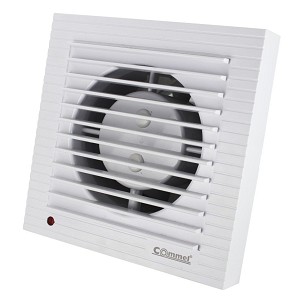[420-102] - Commel elszívó ventilátor 98mm, záró lamellával, késleltethető kikapcsolással/időzítővel 12 W, 130 m³/h , 34 dB