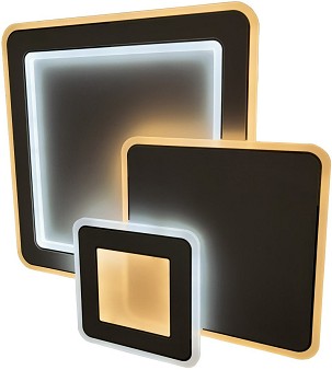 [ADO3S-SO-2-4G] - Avide Design Mennyezeti Lámpa Sophie 93W (46,5+46,5) RF Távirányítóval