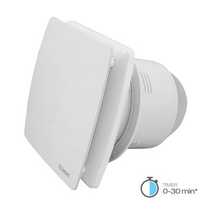 [420-212] - Commel elszívó ventilátor 120 mm, időzítővel, záró lamellával, golyóscsapágyas 16 W, 160 m³/h , 34 dB