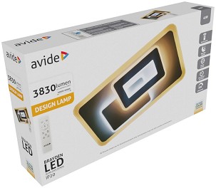 [ADO3S-BRAY-2-4G] - Avide Design Mennyezeti Lámpa Brayden RF Távirányítóval
