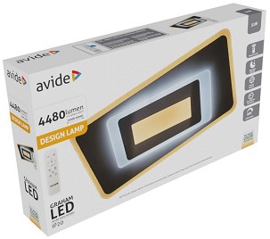 [ADO3S-GRA-2-4G] - Avide Design Mennyezeti Lámpa Graham RF Távirányítóval