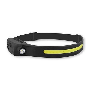 [401-213] - Commel LED (COB) fejlámpa, mozgásérzékelő, beépített akkuval, gumis, 4 W