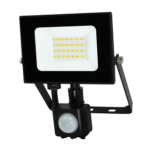 [307-229] - Commel LED-Strahler 20 W 1600 lm, 4000K mit Bewegungsmelder