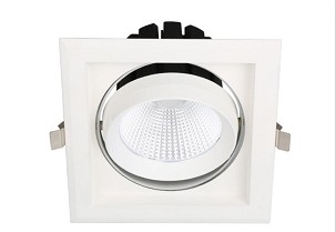 [ATDL15WW-1X30-SE] - Avide LED Downlight Eckig 1x30W IP20 2800lm 15° WW 3000K