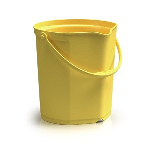[1092Y] - Igeax élelmiszeripari vödör 12L, skálázott, sárga