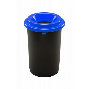 [PL650-03] - Plafor ECO kerek, henger szemetes 50L fekete/kék